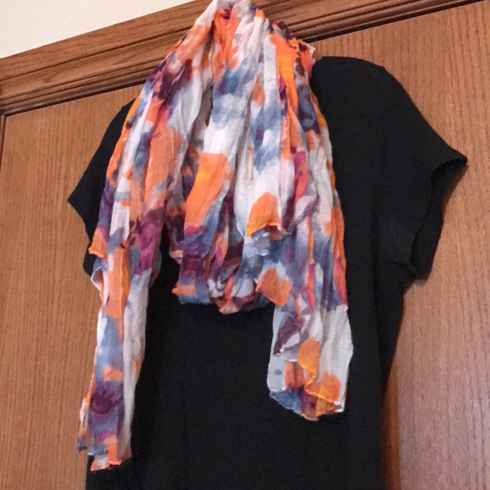 Watercolor scarf